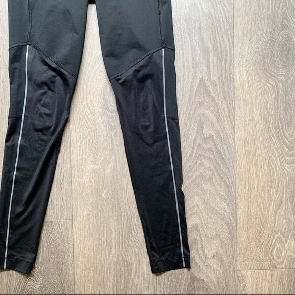 Nike Dri Fit Hyperwarm Pro Mesh Panel Leggings Tights Womens Black Size XS - Picture 7 of 16
